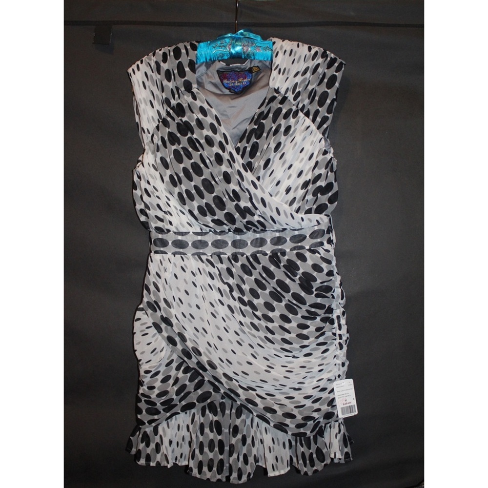 Drap Front  Dress